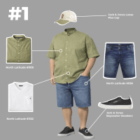 Hva skal du ha på deg denne våren? 4 enkle outfits for menn i store størrelser