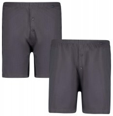 Adamo 129602 Boksershorts 2-pk Mørkegrå