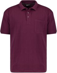Adamo Klaas Regular fit Polo Shirt with Pocket Blackberry