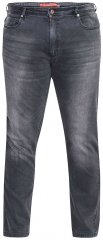 D555 Benson Tapered Fit Stretch Jeans Stonewash