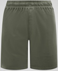D555 Mitchell 1 Stretch Shorts med Elastisk Midje Khaki