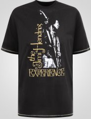 D555 Stokes Official Jimi Hendrix Experience T-skjorte med trykk