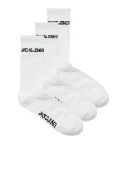 Jack & Jones Melvin Tennissokker Hvit 3-pakning