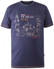 D555 DEBDEN NYC Night Skyline T-Shirt