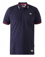 D555 Sloane Polo Shirt With Chest Embroidery Navy
