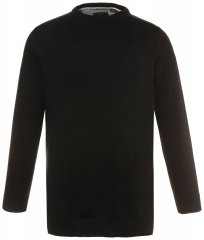 JP1880 708261 Strikkegenser med rund hals Svart