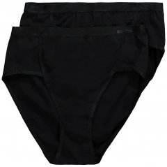 Ulla Popken 711214 Truser 2-pakning Svart