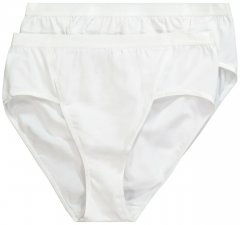 Ulla Popken 711214 Truser 2-pakning Hvit