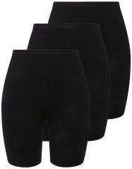 Ulla Popken 716595 Boksertruser 3-pakning Svart