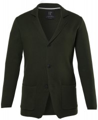 JP1880 Milano Flexnamic Strikket blazer Mørk oliven