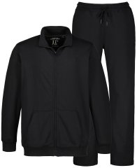JP1880 802933 Joggesett med jakke og bukse Svart