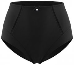 Ulla Popken 809385 Formende truser med blonder Svart