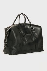 JP1880 810787 Weekendbag i lammenappa Svart