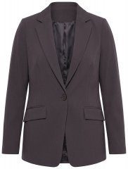 Ulla Popken 811944 Klassisk blazer Mahognibrun