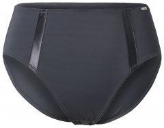 Ulla Popken 815268 Stripete truser Antrasitt