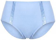 Ulla Popken 815268 Stripete truser Lyseblå