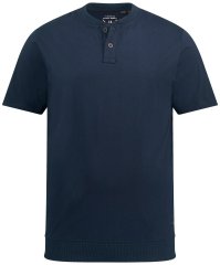 JP1880 818628 Henley t-skjorte med magepasning Mørkeblå