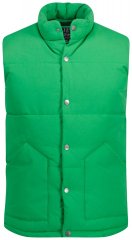 JP1880 818980 Quiltet vest i bomullsblanding Lysegrønn