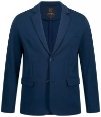 JP1880 New York Flexnamic Jerseyblazer med klafflommer Nattblå