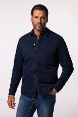 JP1880 829251 Jeansjakke med teddyfôr Mørkeblå