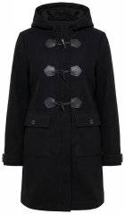 Ulla Popken 829347 Dufflecoat Svart