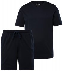 JP1880 829513 Pysjamas kort modell bellyfit Mørkeblå