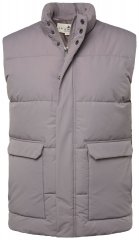 JP1880 831639 Quiltet vest i resirkulert polyester Mørkegrå
