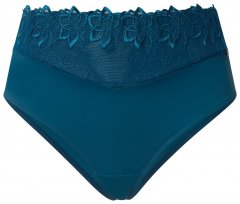 Ulla Popken 832864 Stringtruser med blonder Petrol