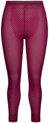 Ulla Popken 833718 Strømpeleggings med blonder Bærrød