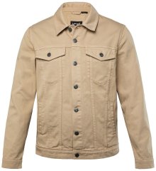 Men+ 446 Jeansjakke med brystlommer Sand
