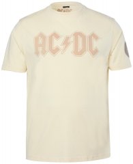 JP1880 836411 AC/DC Classic Logo T-skjorte Sandgrå