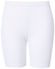 Ulla Popken 836805 Prikkete antignagshorts Hvit