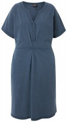 Ulla Popken 837403 Kortermet jerseykjole Mørkeblå