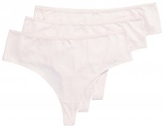 Ulla Popken 838637 Stringtruser 3-pakning Beige