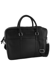 JP1880 838828 Laptopveske i skinn Svart
