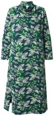 Ulla Popken 843496 Mønstret sweatkjole Korall