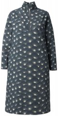 Ulla Popken 843506 Mønstret sweatkjole Svart