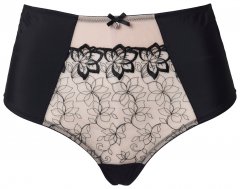 Ulla Popken 845347 Blomstrete stringtruser Gammelrosa