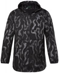 Jay-Pi 847852 Ultralett outdoorjakke med reflekstrykk Svart