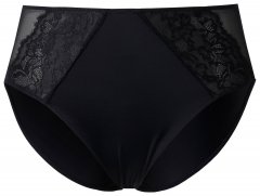 Ulla Popken 848693 Boksertruser med blonder Svart
