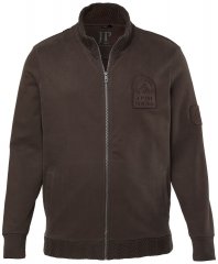 JP1880 851387 Sweatjakke med glidelås Hasselnøtt TALL