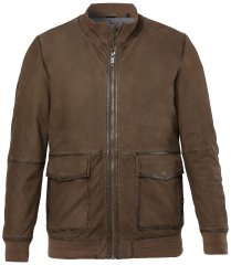 JP1880 851511 Semskejakke i lammeskinn Brun