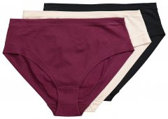 Ulla Popken 851739 Truser 3-pakning Svart