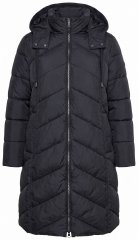 Ulla Popken 851842 Vattert kåpe Svart