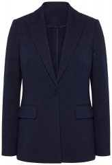 Ulla Popken 852498 Blazer med strass Mørkeblå