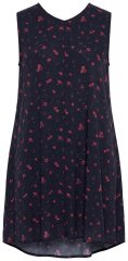 Ulla Popken 852824 Blomstret kjole Svart