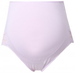 Ulla Popken 853640 Gravidtruser med blonder Gammelrosa