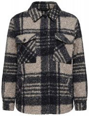 Ulla Popken 853709 Teddyjakke Beige