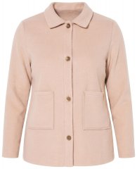 Ulla Popken 854200 Fleecejakke Lysebrun