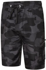 Kam Jeans 3010 Badeshorts med kamuflasjeprint mørkegrå